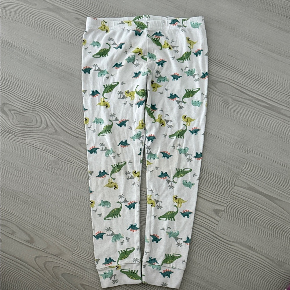 Carter's Dinosaur Print Kids Pajama Bottoms - Green and Blue